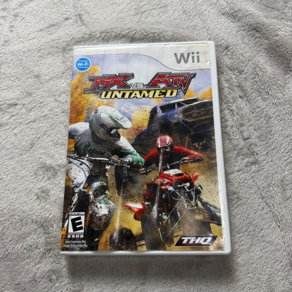 MX vs ATV Untamed Nintendo Wii Game‎ THQ Motocross Off-Road Racing E Rating